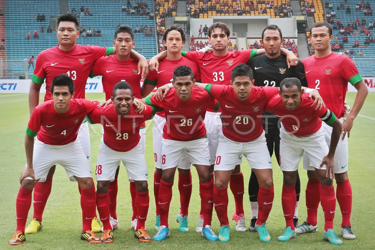 FORMASI TIMNAS INDONESIA | ANTARA Foto