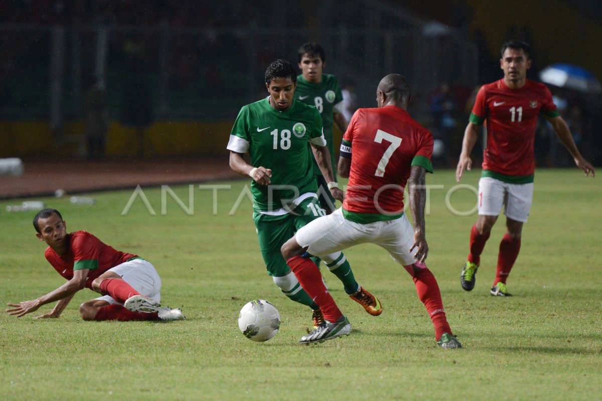 INDONESIA VS ARAB SAUDI | ANTARA Foto