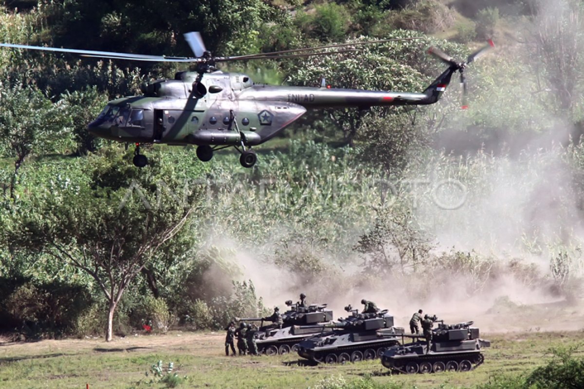 LATIHAN GABUNGAN TNI | ANTARA Foto