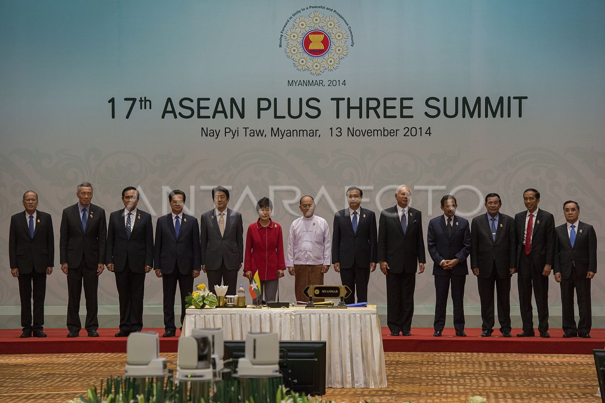 Ktt Asean Plus Three Antara Foto