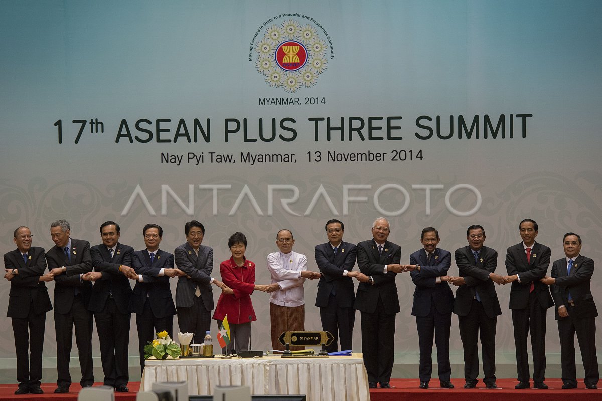 Ktt Asean Plus Three Antara Foto