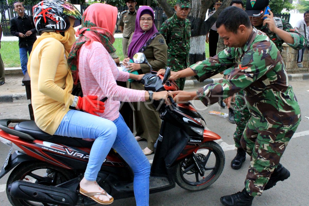 SWEEPING SYARIAT ISLAM ANTARA Foto