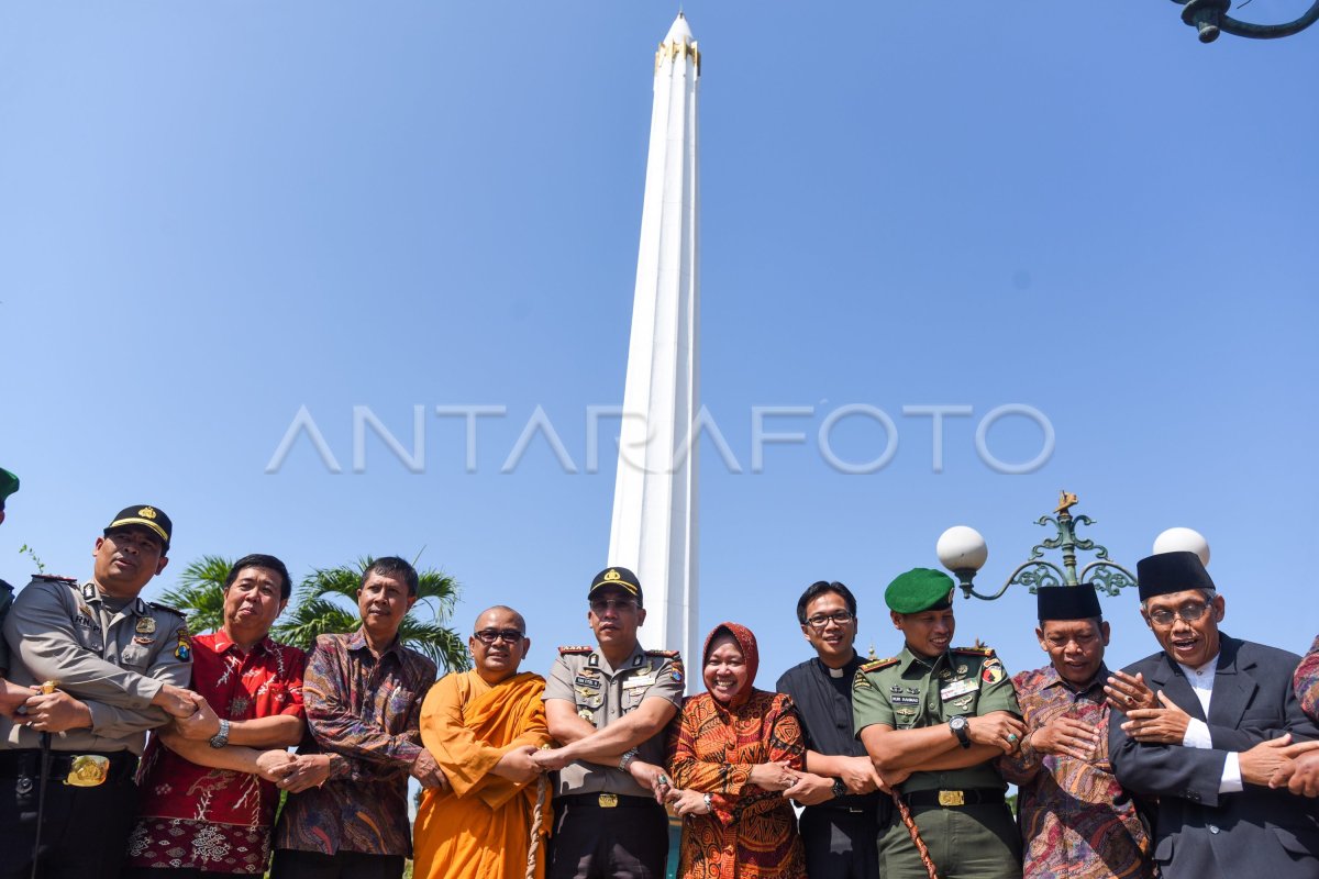 Kerukunan Umat Beragama Surabaya Antara Foto