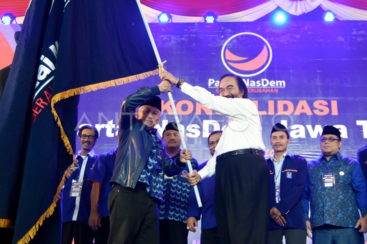 KONSOLIDASI PARTAI NASDEM | ANTARA Foto