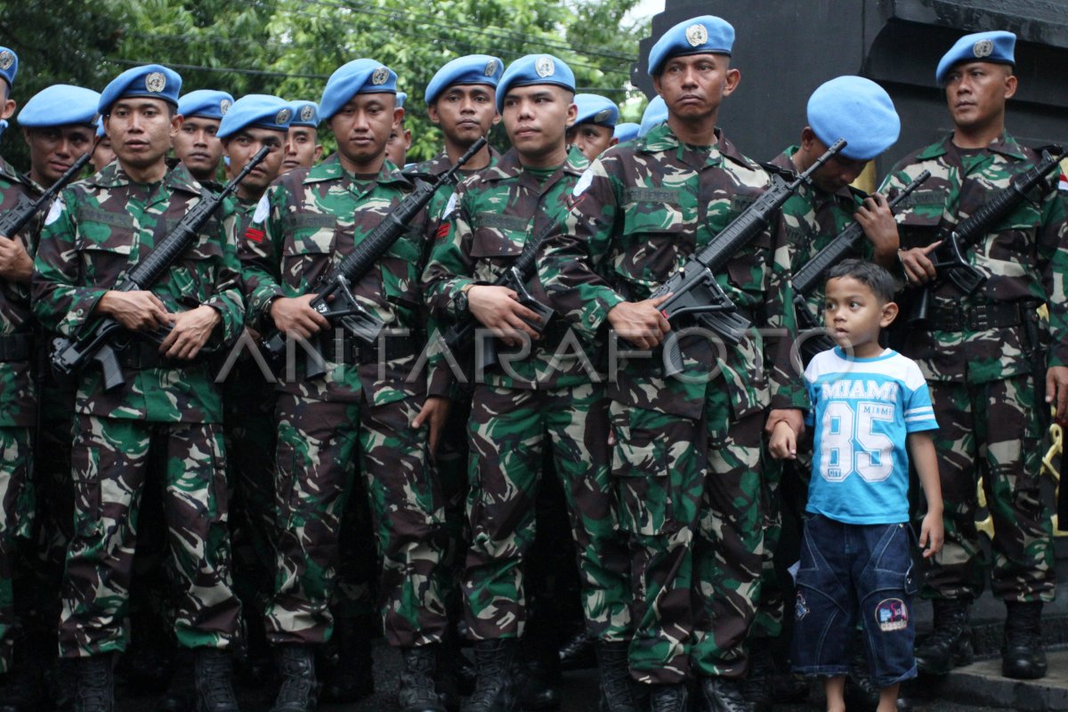 PASUKAN PERDAMAIAN PBB | ANTARA Foto