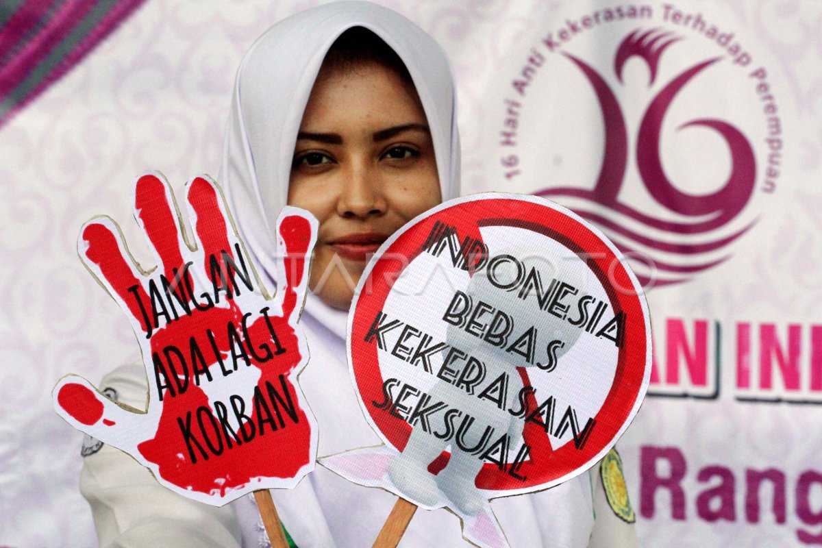 KAMPANYE ANTI KEKERASAN TERHADAP PEREMPUAN | ANTARA Foto