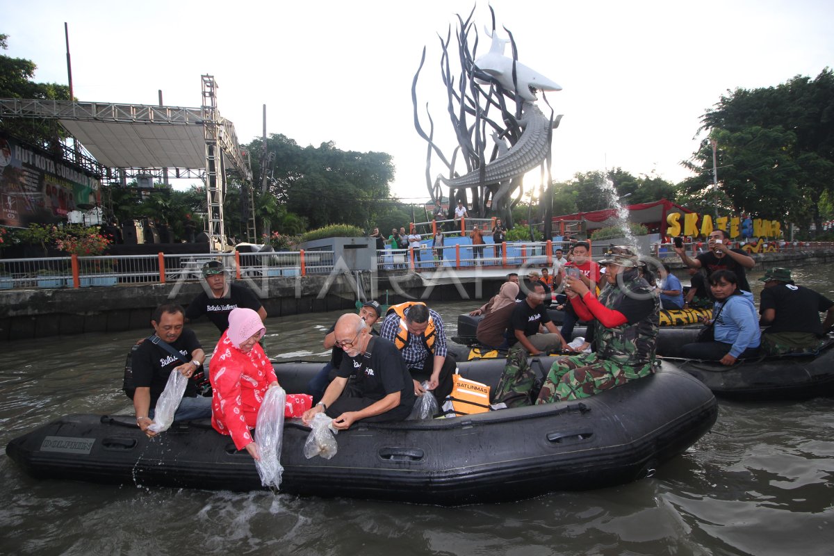 PENEBARAN BENIH IKAN | ANTARA Foto