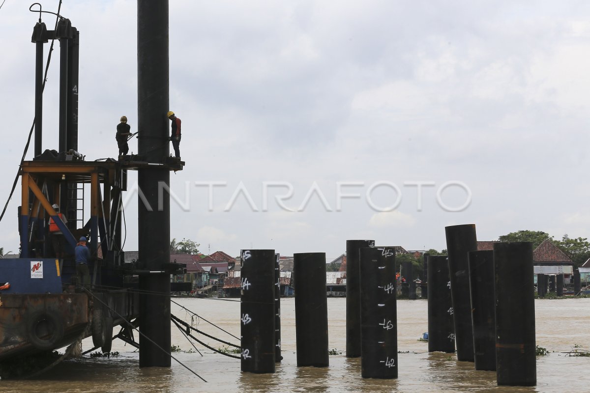 PEMBANGUNAN JEMBATAN MUSI VI PALEMBANG | ANTARA Foto