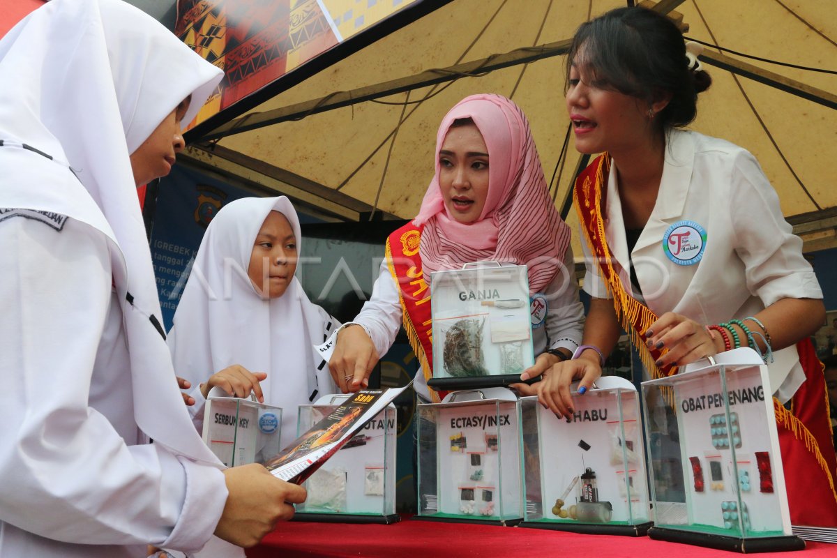 SOSIALISASI BAHAYA NARKOBA | ANTARA Foto