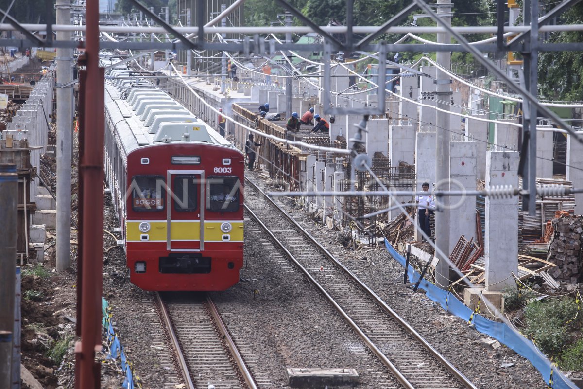PEMBANGUNAN STASIUN SUDIRMAN BARU | ANTARA Foto