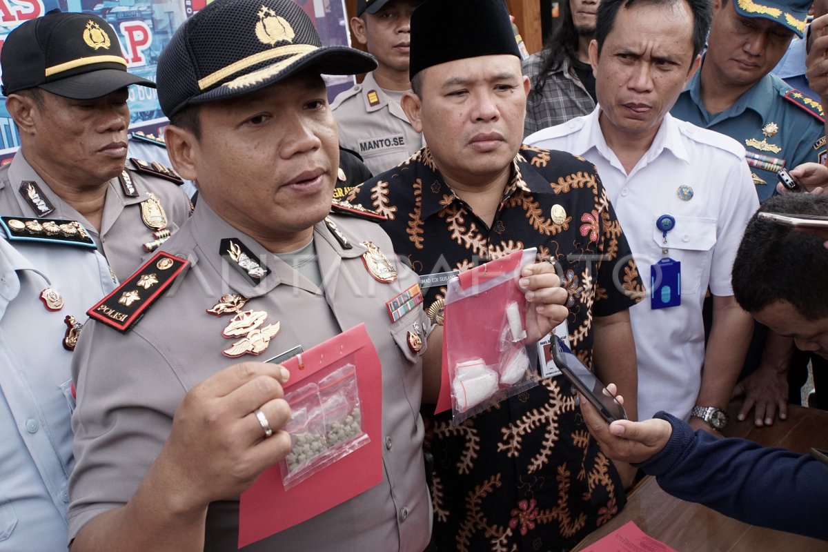 JARINGAN NARKOBA LAPAS NUSAKAMBANGAN ANTARA Foto