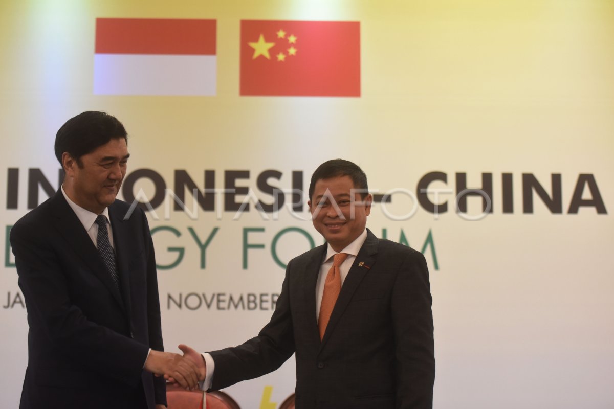 KERJA SAMA ENERGI INDONESIA-CHINA | ANTARA Foto