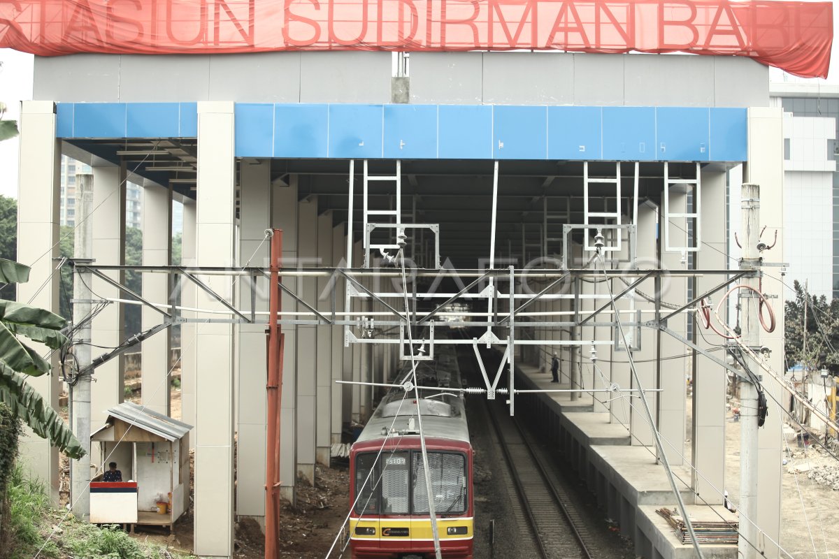 PEMBANGUNAN STASIUN SUDIRMAN BARU | ANTARA Foto