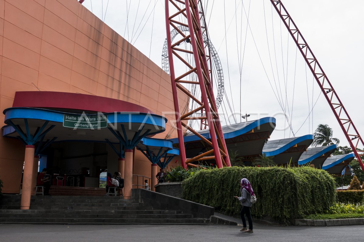 Persiapan Malam Tahun Baru Ancol Antara Foto