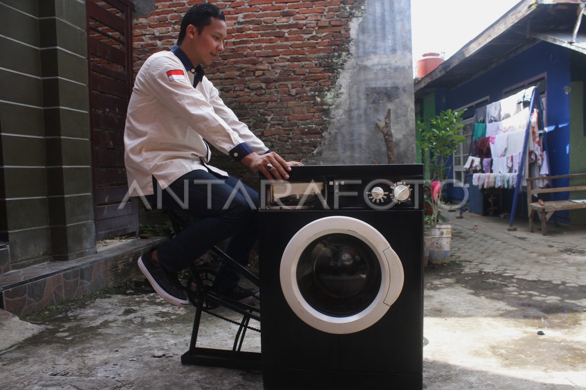 MESIN CUCI TANPA LISTRIK | ANTARA Foto