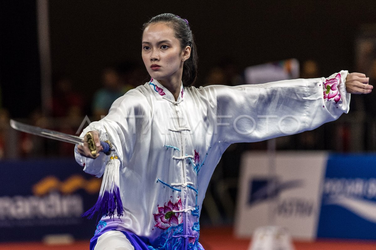 Wushu Taijijian Putri Filipina Antara Foto