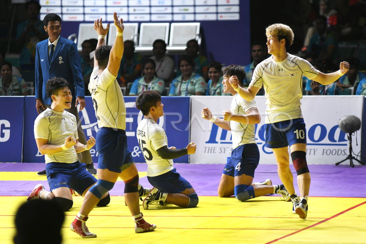 Semifinal Kabaddi Putra Korea Selatan Vs Pakistan Antara Foto