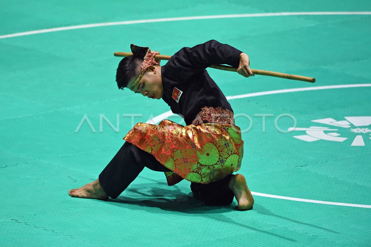 PENCAK SILAT SENI TUNGGAL PUTRA VIETNAM | ANTARA Foto