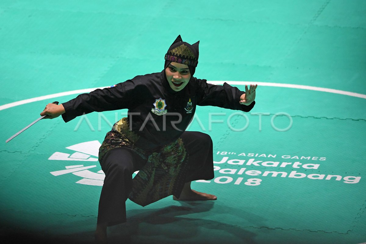 PENCAK SILAT SENI TUNGGAL PUTRI THAILAND | ANTARA Foto