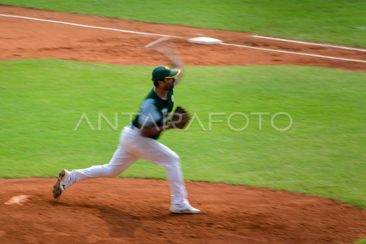 BASEBALL THAILAND VS PAKISTAN ANTARA Foto