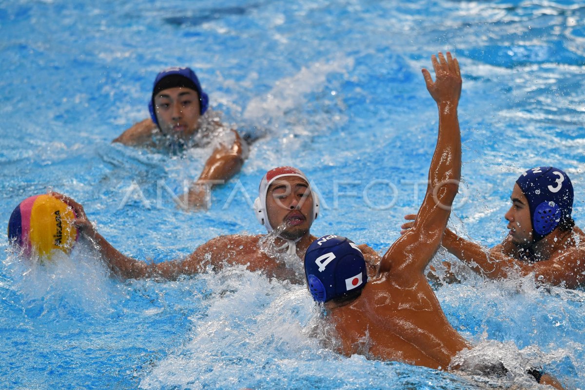 POLO AIR PUTRA - PENYISIHAN INDONESIA VS JEPANG | ANTARA Foto