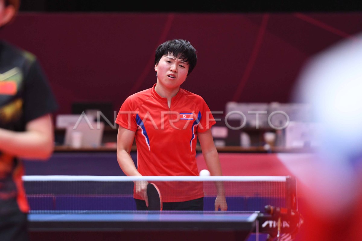 Tenis Meja Final Beregu Putri Cina Vs Korea Utara Antara Foto 8290