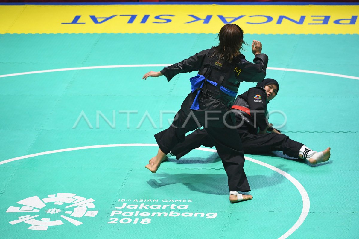 FINAL PENCAK SILAT KELAS D PUTRI INDONESIA VS VIETNAM | ANTARA Foto