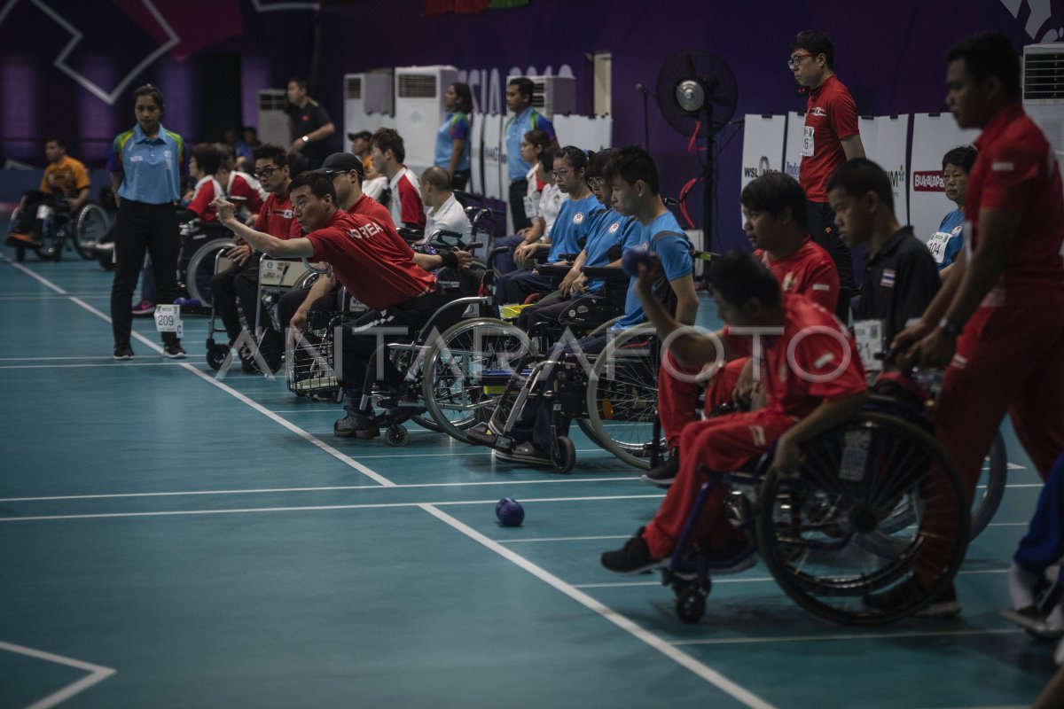 CABANG BOCCIA ASIAN PARA GAMES ANTARA Foto