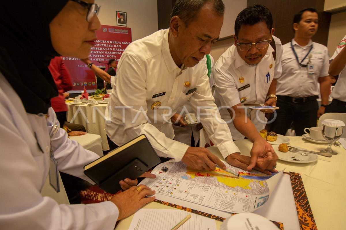 PETA ZONASI BENCANA KOTA PALU | ANTARA Foto