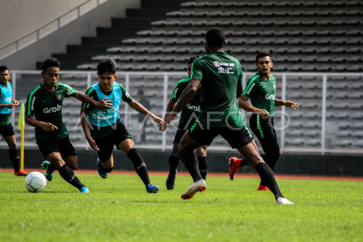 LATIHAN TIMNAS INDONESIA U-22 | ANTARA Foto