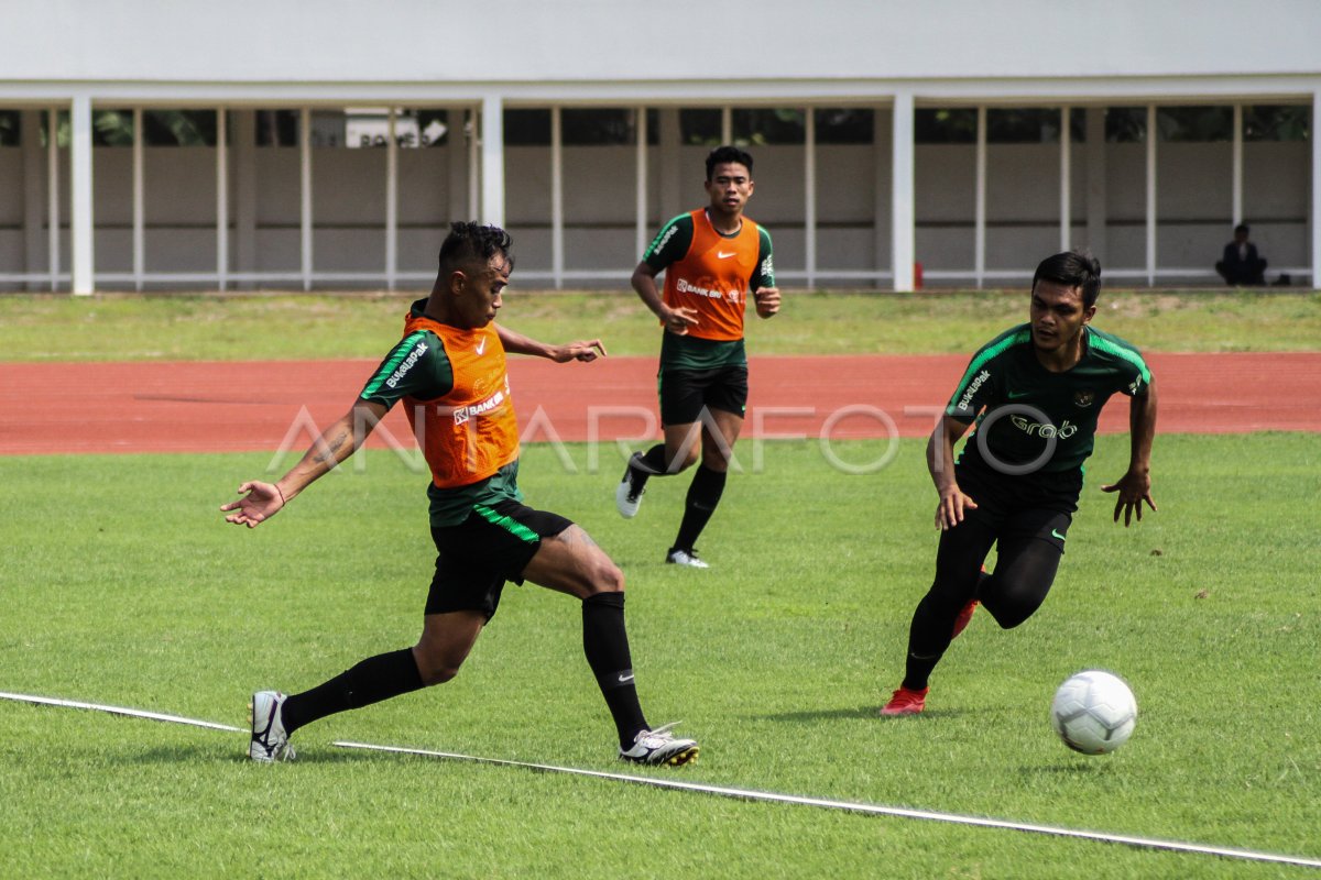 LATIHAN TIMNAS INDONESIA U-22 | ANTARA Foto