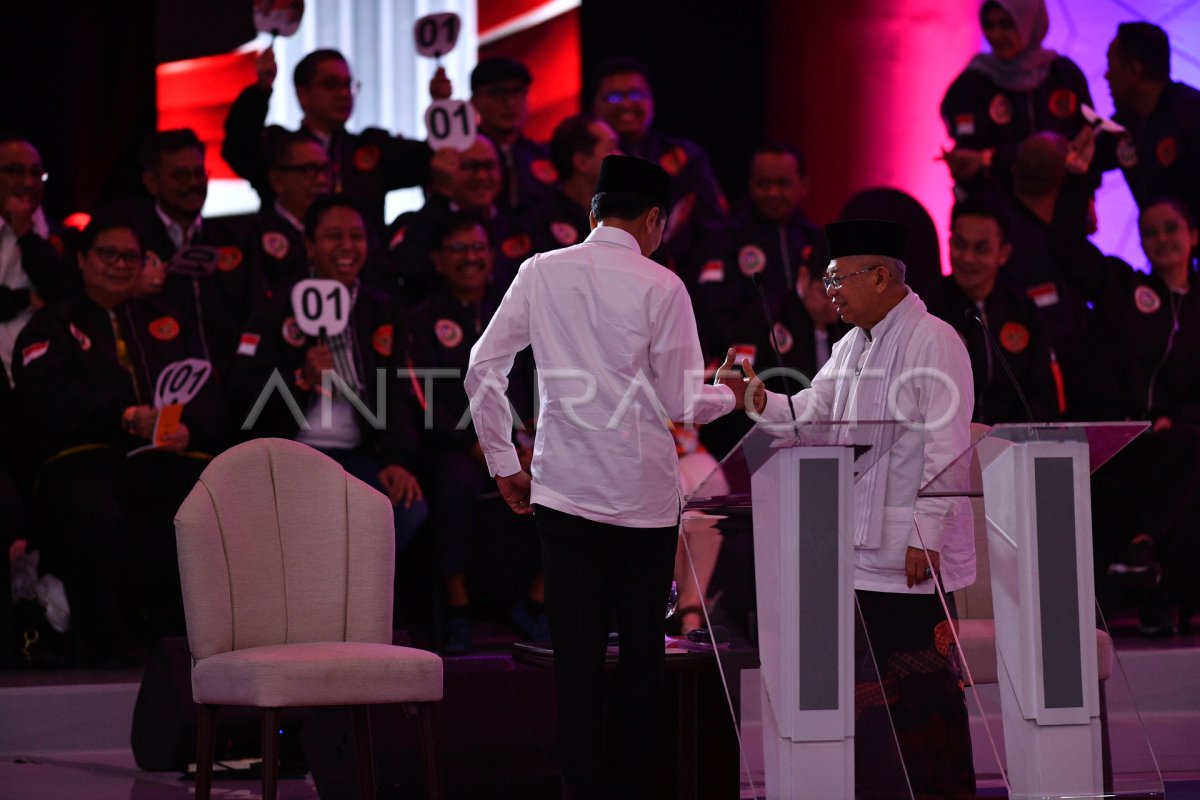 Debat Pertama Capres And Cawapres 2019 Antara Foto