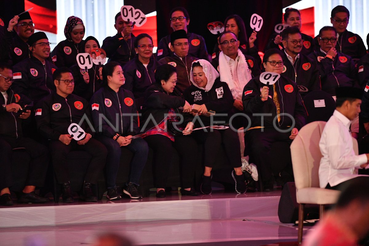 DEBAT PERTAMA PILPRES 2019 | ANTARA Foto