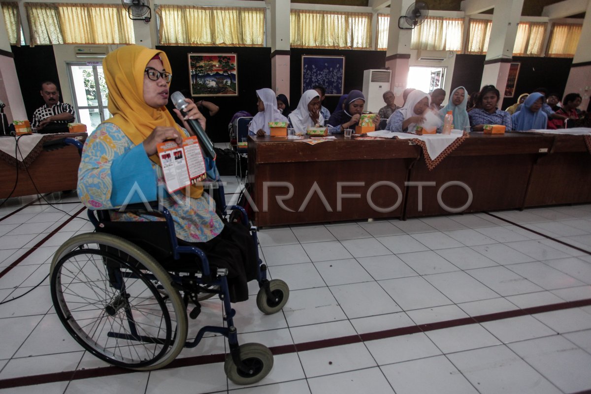 SOSIALISASI PEMILU BAGI PENYANDANG DISABILITAS | ANTARA Foto