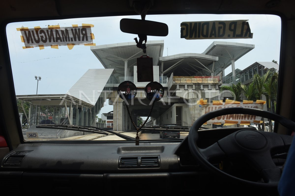 STASIUN LRT VELODROME JELANG BEROPERASI | ANTARA Foto