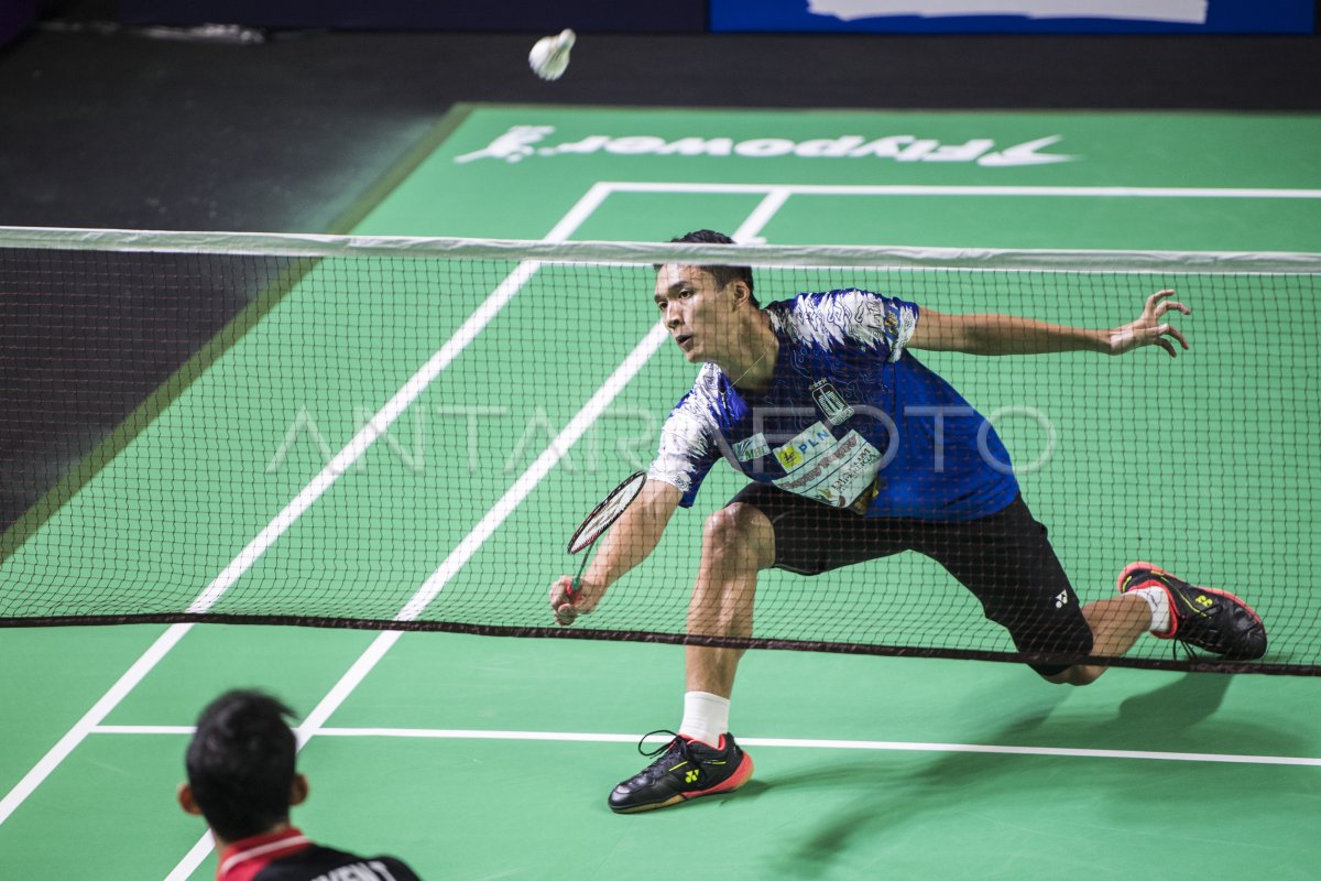 SEMI FINAL TUNGGAL PUTRA DJARUM SUPERLIGA BADMINTON 2019 | ANTARA Foto