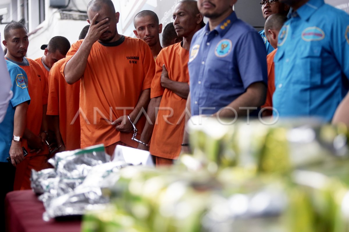 PENGUNGKAPAN KASUS PEREDARAN NARKOBA | ANTARA Foto