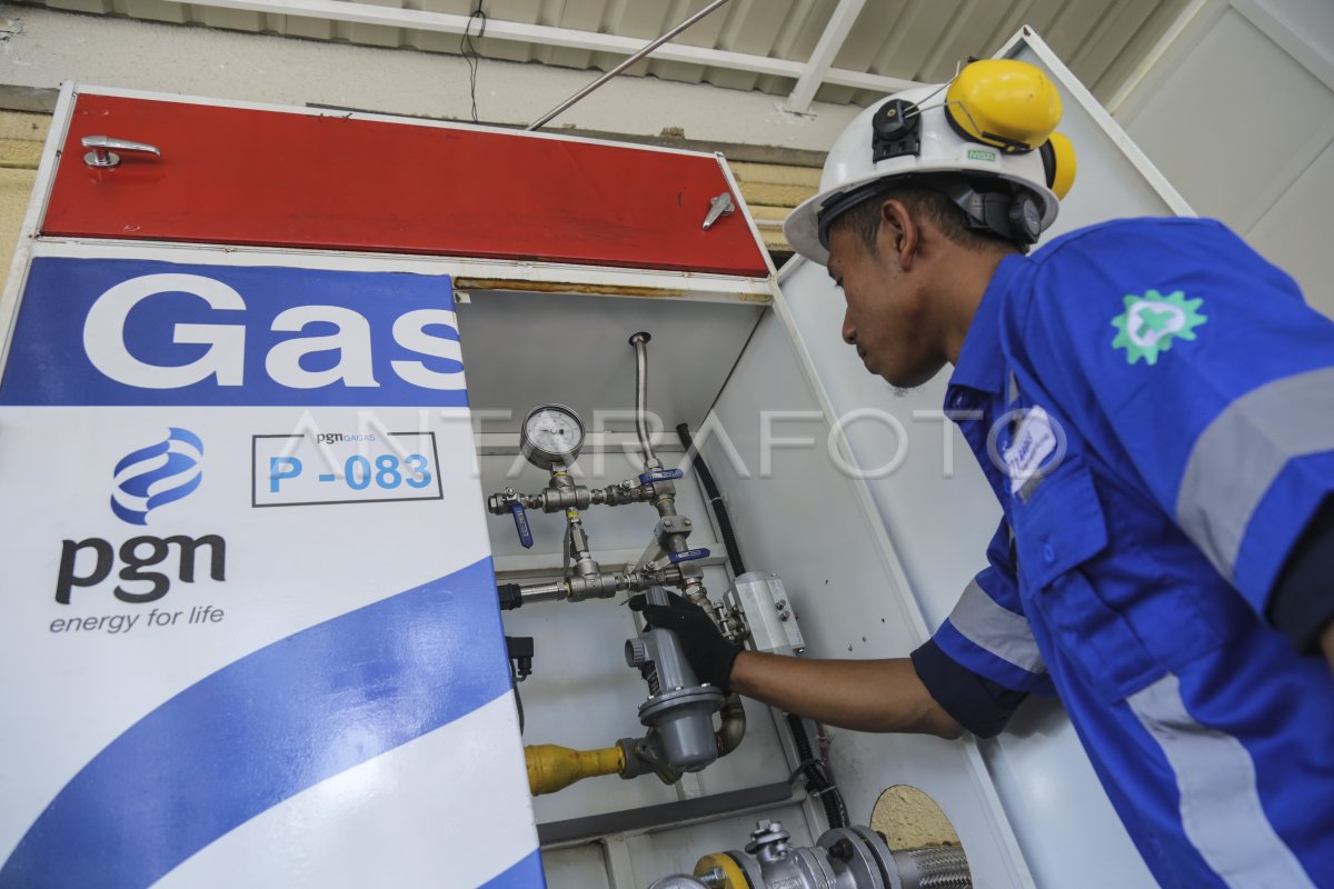 PGN LUNCURKAN GASLINK DI BATAM | ANTARA Foto