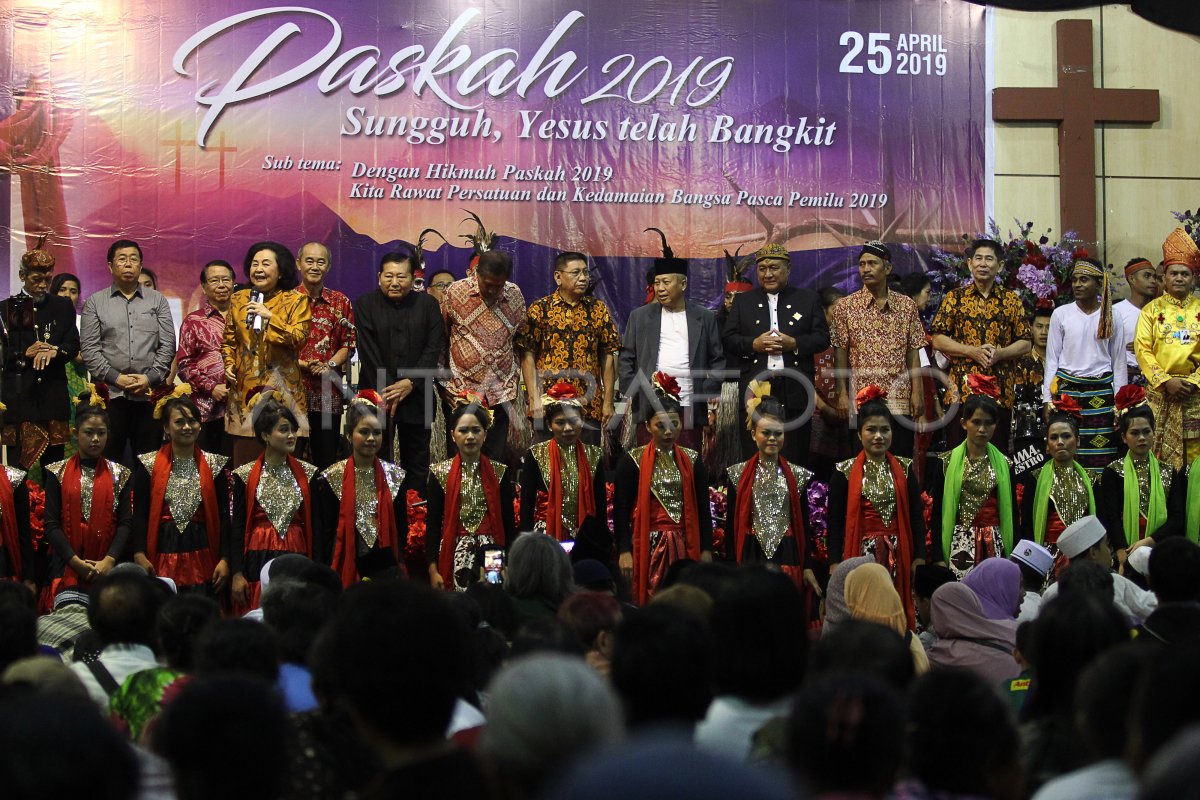 PERAYAAN PASKAH BERSAMA LINTAS AGAMA | ANTARA Foto