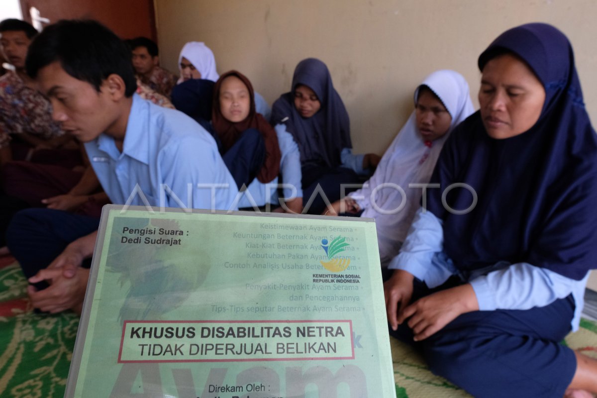 AKTIVITAS DISABILITAS NETRA DI BULAN RAMADHAN | ANTARA Foto