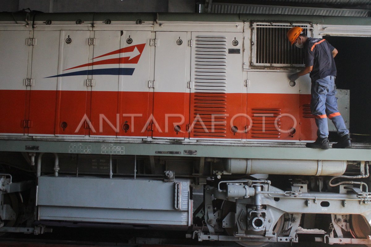 Perawatan Kereta Jelang Mudik Antara Foto