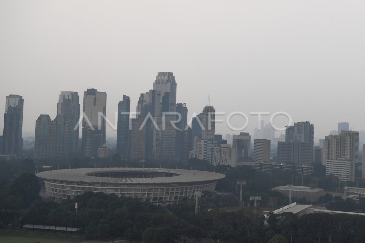 KUALITAS UDARA JAKARTA BURUK | ANTARA Foto