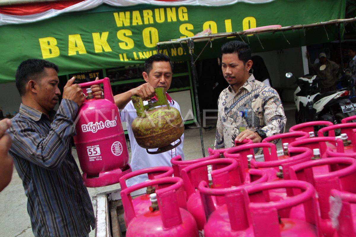 PERTAMINA SOSIALISASI LPG BRIGHT GAS | ANTARA Foto