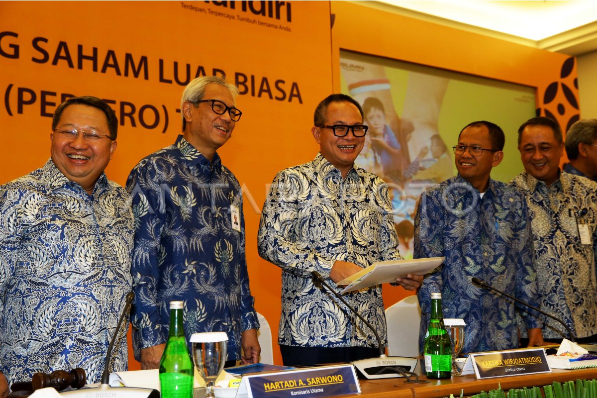 RUPS LB BANK MANDIRI ANTARA Foto rups-lb-bank-mandiri-antara-foto