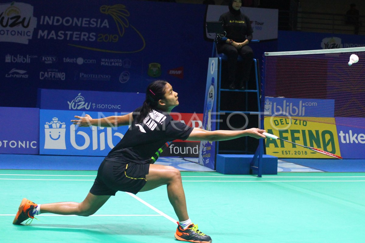 Semifinal Tunggal Putri Indonesia Masters Antara Foto