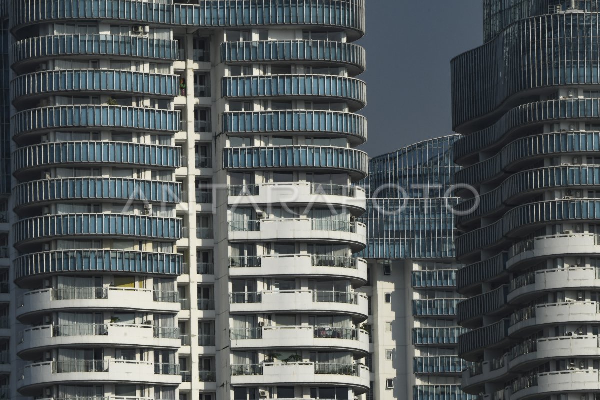 HUNIAN VERTIKAL SOLUSI KEBUTUHAN TEMPAT TINGGAL | ANTARA Foto