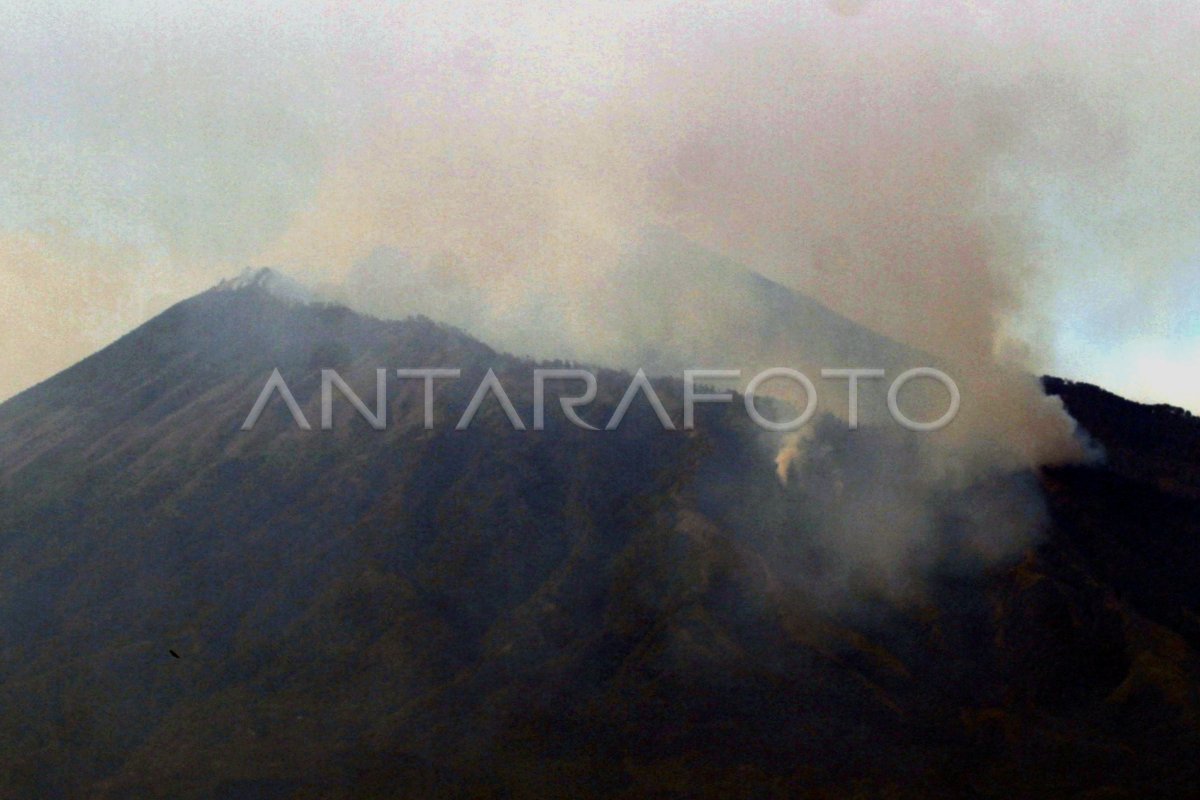 KEBAKARAN HUTAN LERENG GUNUNG ARJUNO | ANTARA Foto