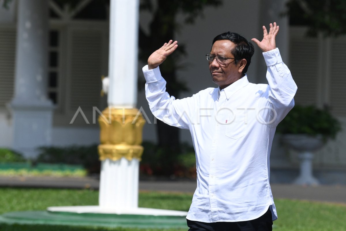 Mahfud Md Datang Ke Istana Kepresidenan Antara Foto 0873