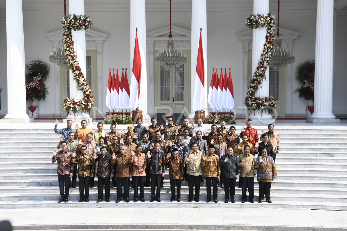 PRESIDEN PERKENALKAN KABINET INDONESIA MAJU | ANTARA Foto