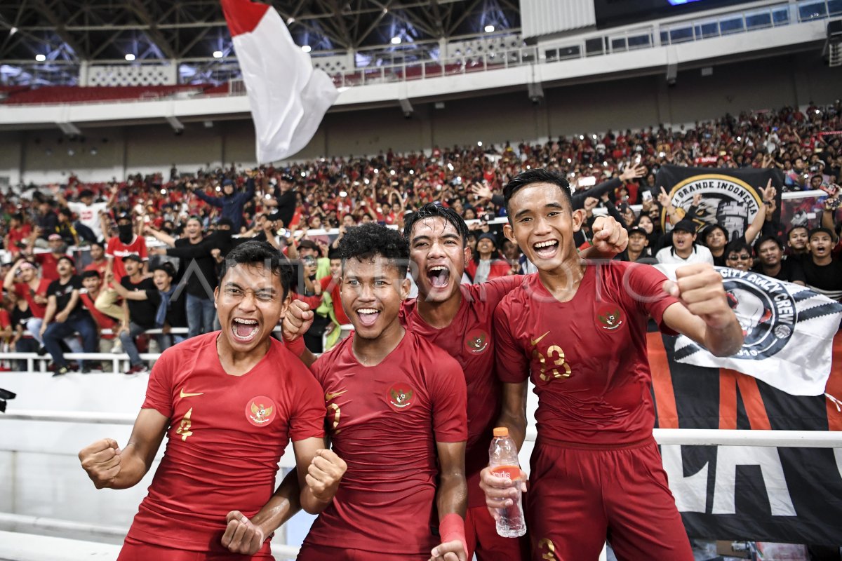 TIMNAS INDONESIA U-19 LOLOS KE PIALA ASIA 2020 | ANTARA Foto